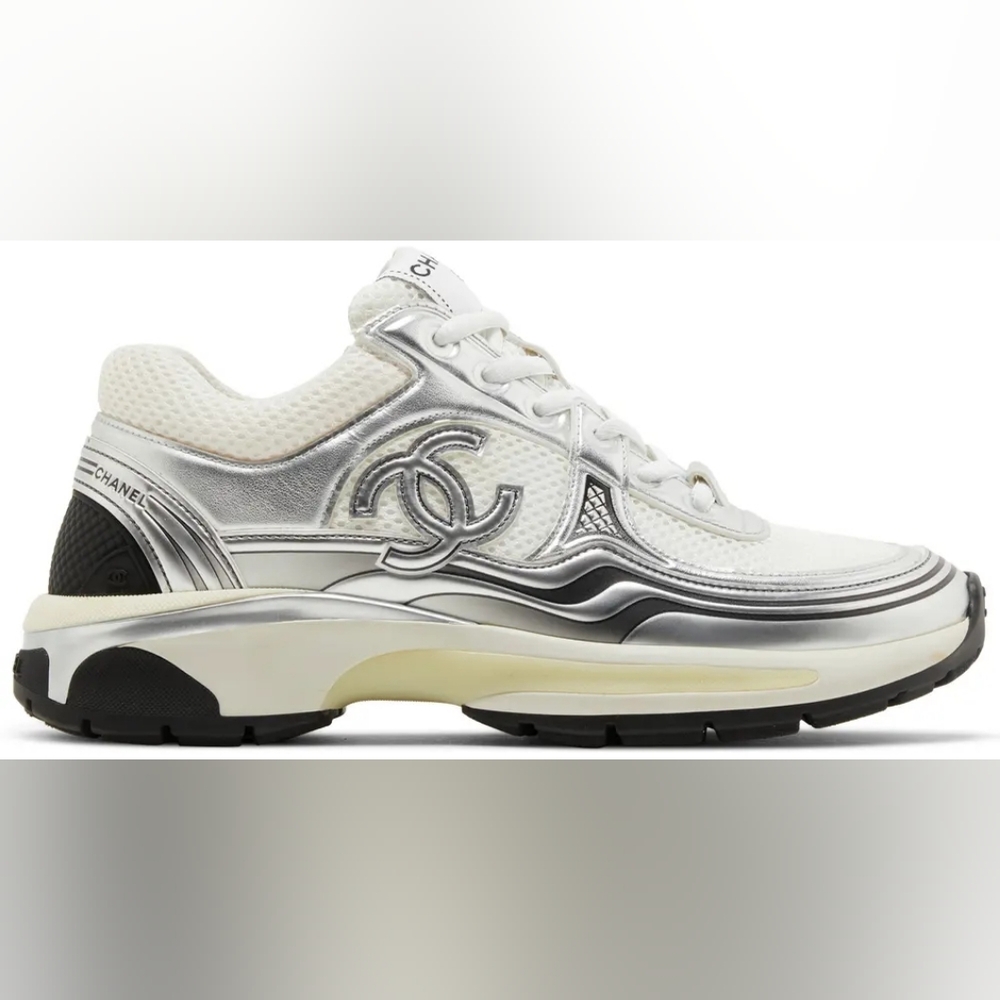 Chanel Silver Sneakers - Picture 12 of 13